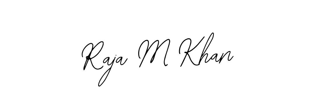 Design your own signature with our free online signature maker. With this signature software, you can create a handwritten (Bearetta-2O07w) signature for name Raja M Khan. Raja M Khan signature style 12 images and pictures png