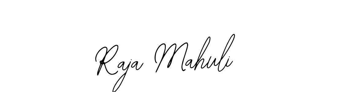 You can use this online signature creator to create a handwritten signature for the name Raja Mahuli. This is the best online autograph maker. Raja Mahuli signature style 12 images and pictures png