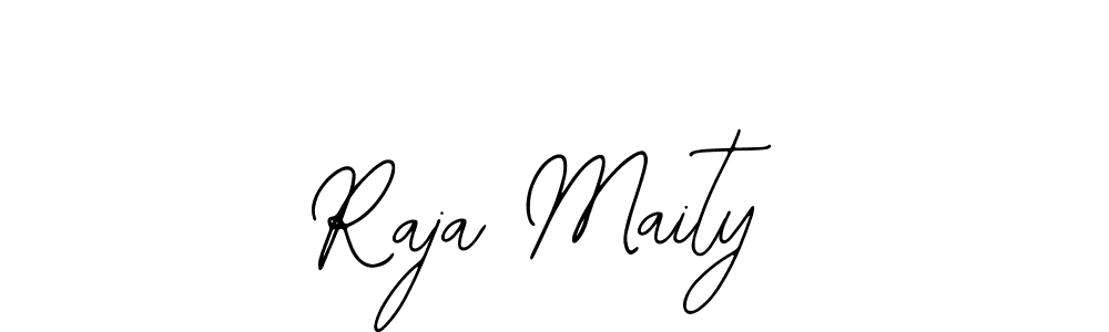 Also You can easily find your signature by using the search form. We will create Raja Maity name handwritten signature images for you free of cost using Bearetta-2O07w sign style. Raja Maity signature style 12 images and pictures png