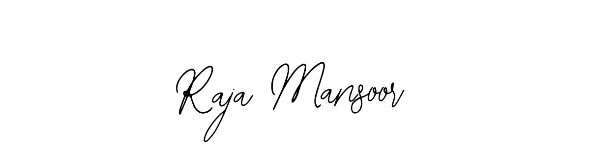 Make a beautiful signature design for name Raja Mansoor. With this signature (Bearetta-2O07w) style, you can create a handwritten signature for free. Raja Mansoor signature style 12 images and pictures png