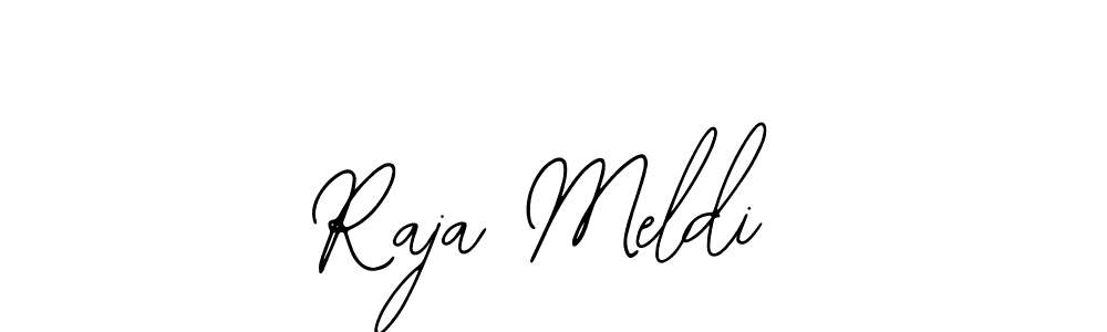 Create a beautiful signature design for name Raja Meldi. With this signature (Bearetta-2O07w) fonts, you can make a handwritten signature for free. Raja Meldi signature style 12 images and pictures png