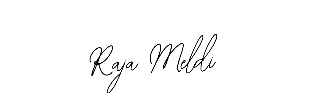 Create a beautiful signature design for name Raja Meldi. With this signature (Bearetta-2O07w) fonts, you can make a handwritten signature for free. Raja Meldi signature style 12 images and pictures png