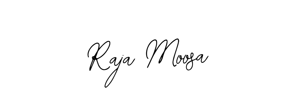 Make a beautiful signature design for name Raja Moosa. Use this online signature maker to create a handwritten signature for free. Raja Moosa signature style 12 images and pictures png