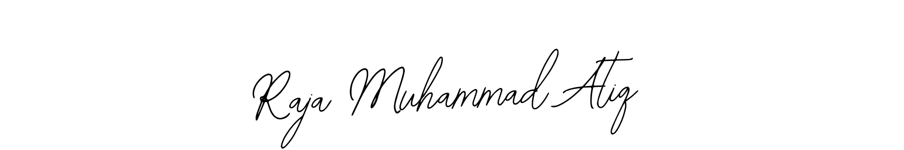 See photos of Raja Muhammad Atiq official signature by Spectra . Check more albums & portfolios. Read reviews & check more about Bearetta-2O07w font. Raja Muhammad Atiq signature style 12 images and pictures png