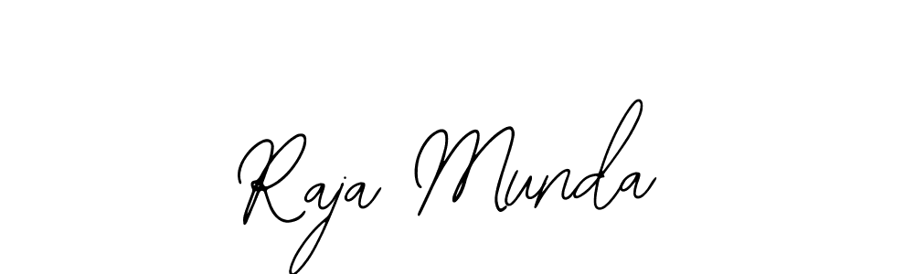 Bearetta-2O07w is a professional signature style that is perfect for those who want to add a touch of class to their signature. It is also a great choice for those who want to make their signature more unique. Get Raja Munda name to fancy signature for free. Raja Munda signature style 12 images and pictures png