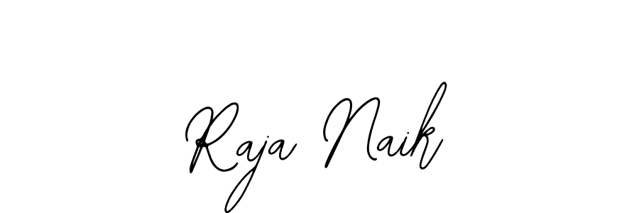 How to make Raja Naik name signature. Use Bearetta-2O07w style for creating short signs online. This is the latest handwritten sign. Raja Naik signature style 12 images and pictures png