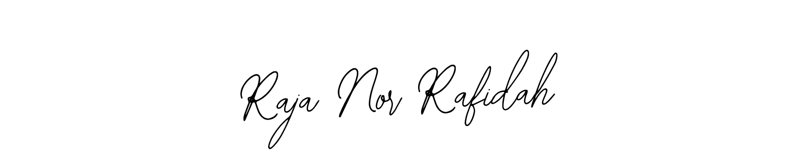 Similarly Bearetta-2O07w is the best handwritten signature design. Signature creator online .You can use it as an online autograph creator for name Raja Nor Rafidah. Raja Nor Rafidah signature style 12 images and pictures png