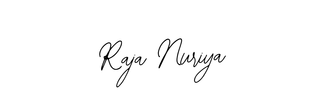 Similarly Bearetta-2O07w is the best handwritten signature design. Signature creator online .You can use it as an online autograph creator for name Raja Nuriya. Raja Nuriya signature style 12 images and pictures png