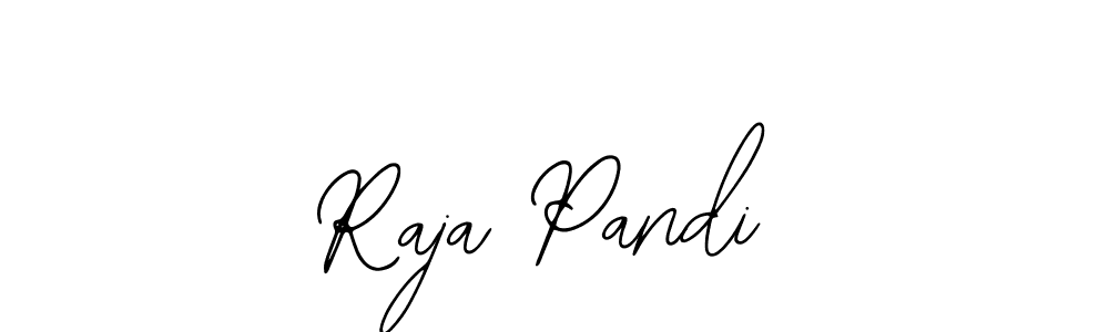 Also we have Raja Pandi name is the best signature style. Create professional handwritten signature collection using Bearetta-2O07w autograph style. Raja Pandi signature style 12 images and pictures png
