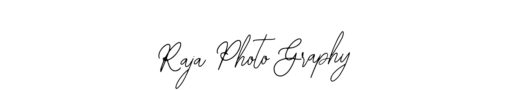 The best way (Bearetta-2O07w) to make a short signature is to pick only two or three words in your name. The name Raja Photo Graphy include a total of six letters. For converting this name. Raja Photo Graphy signature style 12 images and pictures png