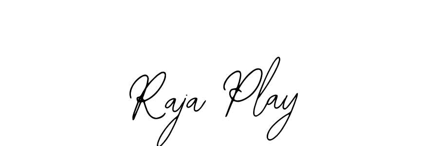 How to make Raja Play signature? Bearetta-2O07w is a professional autograph style. Create handwritten signature for Raja Play name. Raja Play signature style 12 images and pictures png