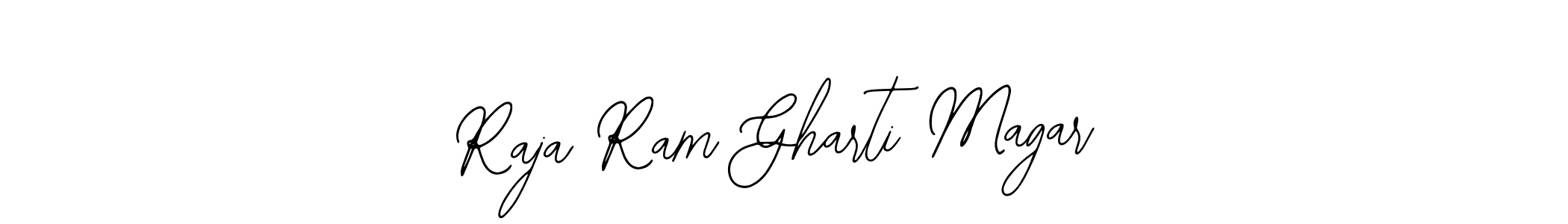 How to make Raja Ram Gharti Magar name signature. Use Bearetta-2O07w style for creating short signs online. This is the latest handwritten sign. Raja Ram Gharti Magar signature style 12 images and pictures png