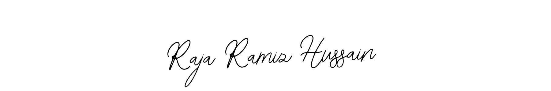 Raja Ramiz Hussain stylish signature style. Best Handwritten Sign (Bearetta-2O07w) for my name. Handwritten Signature Collection Ideas for my name Raja Ramiz Hussain. Raja Ramiz Hussain signature style 12 images and pictures png