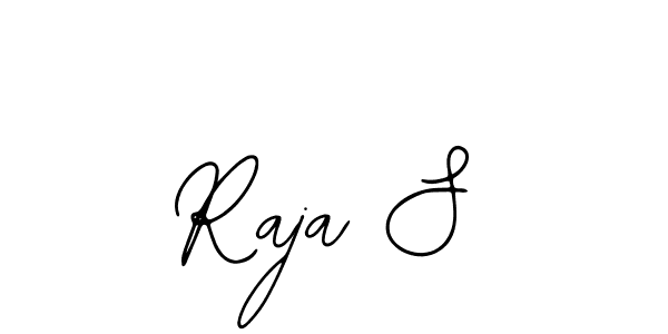 Make a beautiful signature design for name Raja S. With this signature (Bearetta-2O07w) style, you can create a handwritten signature for free. Raja S signature style 12 images and pictures png