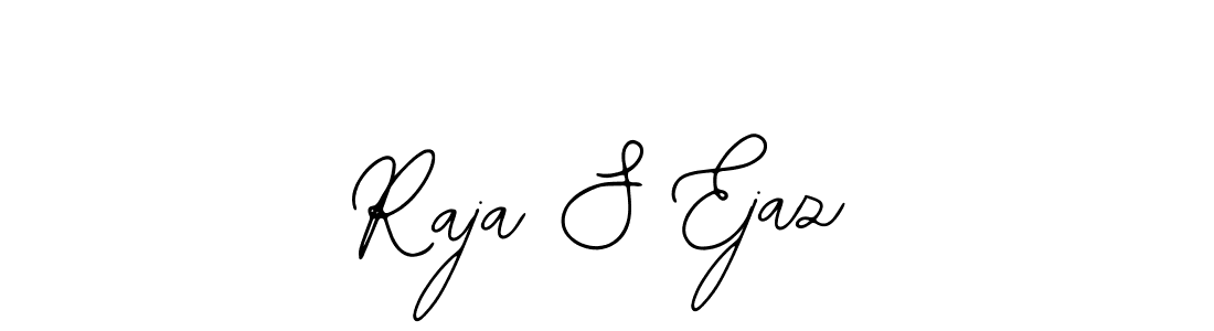 Similarly Bearetta-2O07w is the best handwritten signature design. Signature creator online .You can use it as an online autograph creator for name Raja S Ejaz. Raja S Ejaz signature style 12 images and pictures png