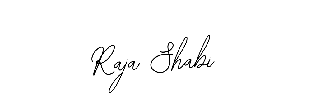 Raja Shabi stylish signature style. Best Handwritten Sign (Bearetta-2O07w) for my name. Handwritten Signature Collection Ideas for my name Raja Shabi. Raja Shabi signature style 12 images and pictures png