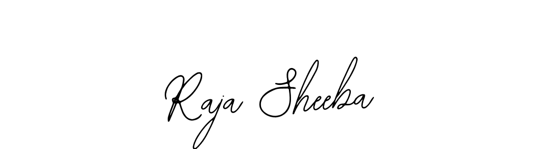 Also You can easily find your signature by using the search form. We will create Raja Sheeba name handwritten signature images for you free of cost using Bearetta-2O07w sign style. Raja Sheeba signature style 12 images and pictures png