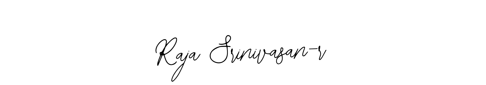 if you are searching for the best signature style for your name Raja Srinivasan-r. so please give up your signature search. here we have designed multiple signature styles  using Bearetta-2O07w. Raja Srinivasan-r signature style 12 images and pictures png