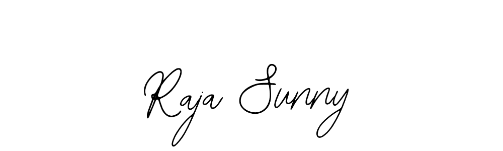 How to make Raja Sunny name signature. Use Bearetta-2O07w style for creating short signs online. This is the latest handwritten sign. Raja Sunny signature style 12 images and pictures png
