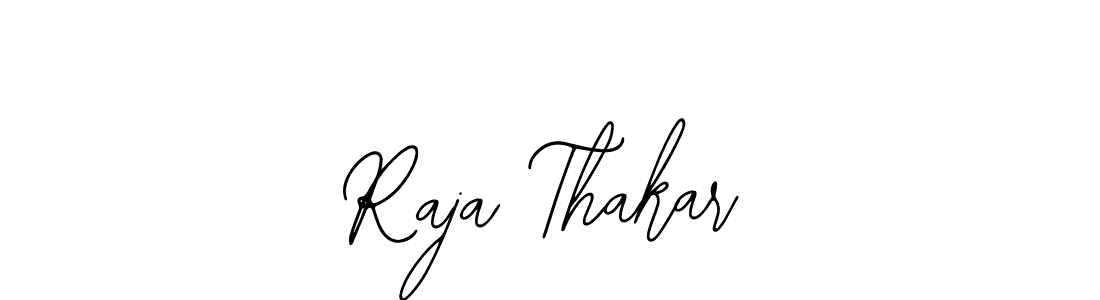 Make a beautiful signature design for name Raja Thakar. With this signature (Bearetta-2O07w) style, you can create a handwritten signature for free. Raja Thakar signature style 12 images and pictures png