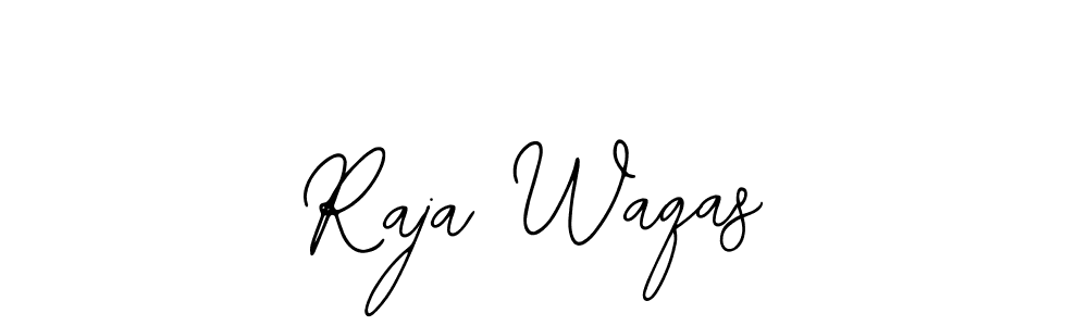 Also You can easily find your signature by using the search form. We will create Raja Waqas name handwritten signature images for you free of cost using Bearetta-2O07w sign style. Raja Waqas signature style 12 images and pictures png