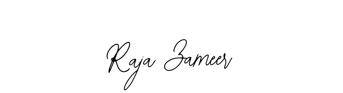 Use a signature maker to create a handwritten signature online. With this signature software, you can design (Bearetta-2O07w) your own signature for name Raja Zameer. Raja Zameer signature style 12 images and pictures png