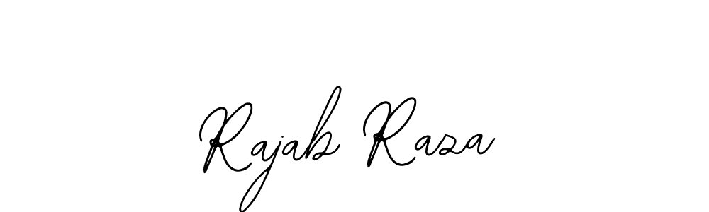 Design your own signature with our free online signature maker. With this signature software, you can create a handwritten (Bearetta-2O07w) signature for name Rajab Raza. Rajab Raza signature style 12 images and pictures png