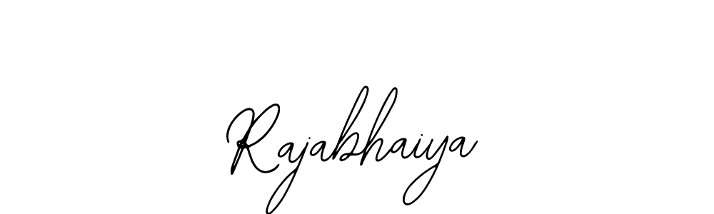 Also we have Rajabhaiya name is the best signature style. Create professional handwritten signature collection using Bearetta-2O07w autograph style. Rajabhaiya signature style 12 images and pictures png