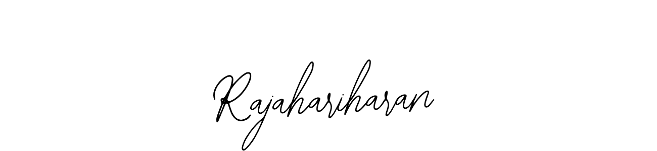 You should practise on your own different ways (Bearetta-2O07w) to write your name (Rajahariharan) in signature. don't let someone else do it for you. Rajahariharan signature style 12 images and pictures png