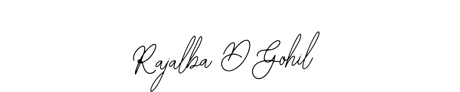 Rajalba D Gohil stylish signature style. Best Handwritten Sign (Bearetta-2O07w) for my name. Handwritten Signature Collection Ideas for my name Rajalba D Gohil. Rajalba D Gohil signature style 12 images and pictures png