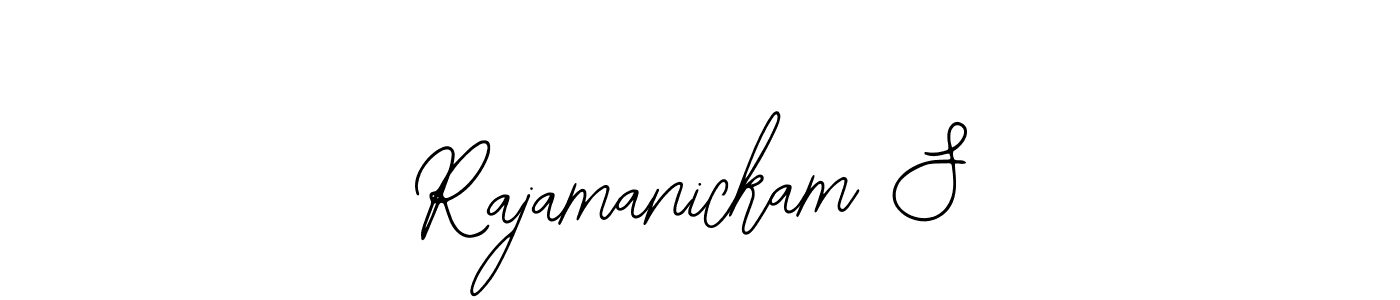 Make a beautiful signature design for name Rajamanickam S. Use this online signature maker to create a handwritten signature for free. Rajamanickam S signature style 12 images and pictures png