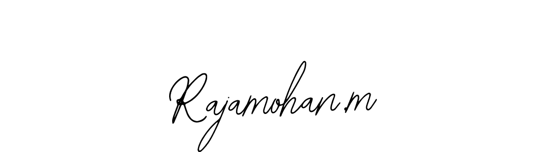 Make a beautiful signature design for name Rajamohan.m. Use this online signature maker to create a handwritten signature for free. Rajamohan.m signature style 12 images and pictures png