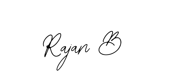 You should practise on your own different ways (Bearetta-2O07w) to write your name (Rajan B) in signature. don't let someone else do it for you. Rajan B signature style 12 images and pictures png