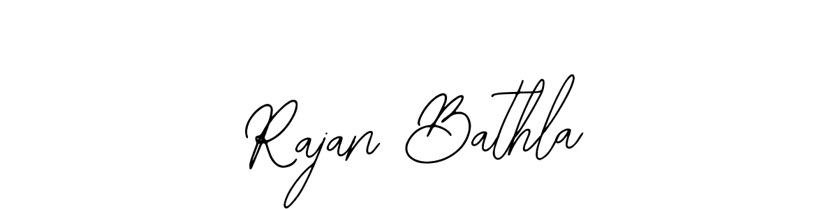 Also we have Rajan Bathla name is the best signature style. Create professional handwritten signature collection using Bearetta-2O07w autograph style. Rajan Bathla signature style 12 images and pictures png