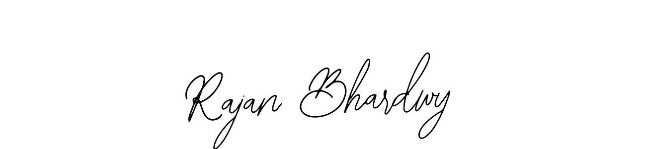You should practise on your own different ways (Bearetta-2O07w) to write your name (Rajan Bhardwy) in signature. don't let someone else do it for you. Rajan Bhardwy signature style 12 images and pictures png
