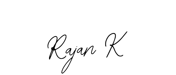You can use this online signature creator to create a handwritten signature for the name Rajan K. This is the best online autograph maker. Rajan K signature style 12 images and pictures png
