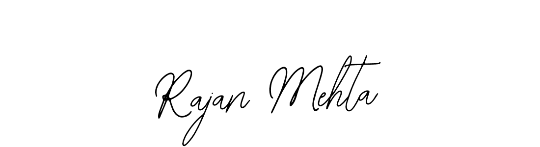 Use a signature maker to create a handwritten signature online. With this signature software, you can design (Bearetta-2O07w) your own signature for name Rajan Mehta. Rajan Mehta signature style 12 images and pictures png