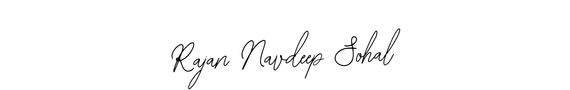Similarly Bearetta-2O07w is the best handwritten signature design. Signature creator online .You can use it as an online autograph creator for name Rajan Navdeep Sohal. Rajan Navdeep Sohal signature style 12 images and pictures png