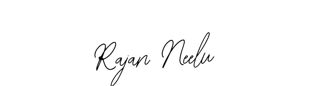 You should practise on your own different ways (Bearetta-2O07w) to write your name (Rajan Neelu) in signature. don't let someone else do it for you. Rajan Neelu signature style 12 images and pictures png