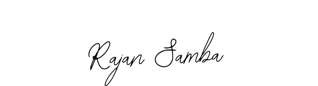 Also we have Rajan Samba name is the best signature style. Create professional handwritten signature collection using Bearetta-2O07w autograph style. Rajan Samba signature style 12 images and pictures png