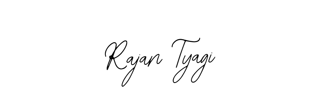 You should practise on your own different ways (Bearetta-2O07w) to write your name (Rajan Tyagi) in signature. don't let someone else do it for you. Rajan Tyagi signature style 12 images and pictures png