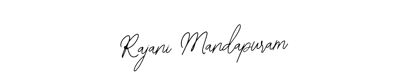 You should practise on your own different ways (Bearetta-2O07w) to write your name (Rajani Mandapuram) in signature. don't let someone else do it for you. Rajani Mandapuram signature style 12 images and pictures png