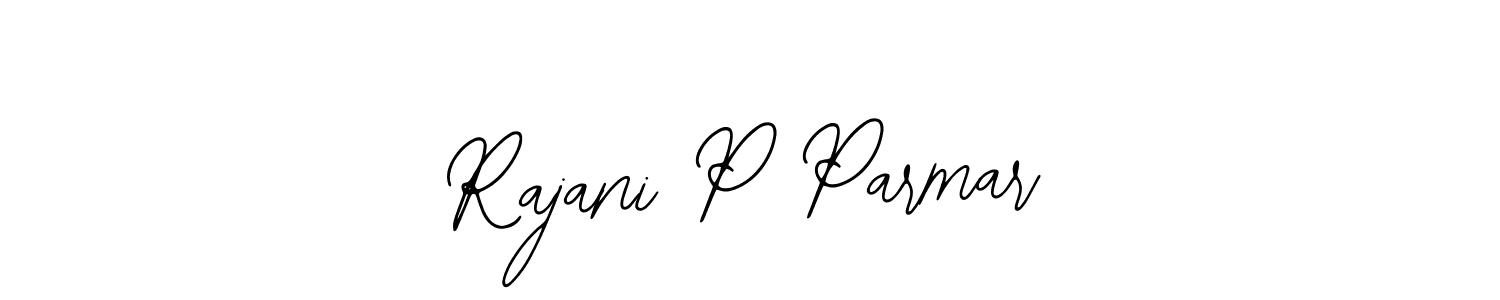 The best way (Bearetta-2O07w) to make a short signature is to pick only two or three words in your name. The name Rajani P Parmar include a total of six letters. For converting this name. Rajani P Parmar signature style 12 images and pictures png
