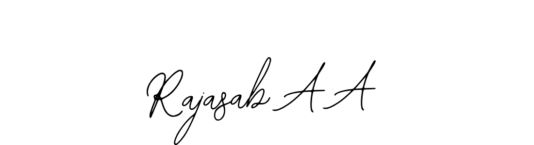 Rajasab A A stylish signature style. Best Handwritten Sign (Bearetta-2O07w) for my name. Handwritten Signature Collection Ideas for my name Rajasab A A. Rajasab A A signature style 12 images and pictures png