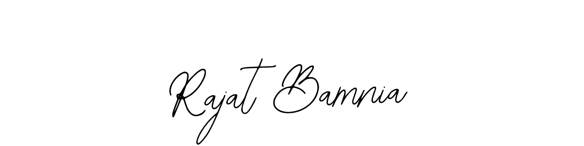 Bearetta-2O07w is a professional signature style that is perfect for those who want to add a touch of class to their signature. It is also a great choice for those who want to make their signature more unique. Get Rajat Bamnia name to fancy signature for free. Rajat Bamnia signature style 12 images and pictures png