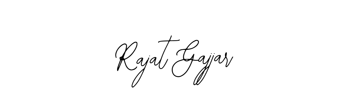How to make Rajat Gajjar name signature. Use Bearetta-2O07w style for creating short signs online. This is the latest handwritten sign. Rajat Gajjar signature style 12 images and pictures png