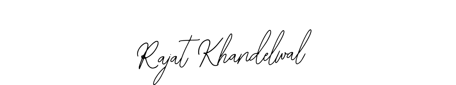 This is the best signature style for the Rajat Khandelwal name. Also you like these signature font (Bearetta-2O07w). Mix name signature. Rajat Khandelwal signature style 12 images and pictures png