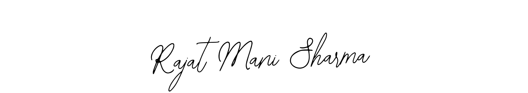 You can use this online signature creator to create a handwritten signature for the name Rajat Mani Sharma. This is the best online autograph maker. Rajat Mani Sharma signature style 12 images and pictures png