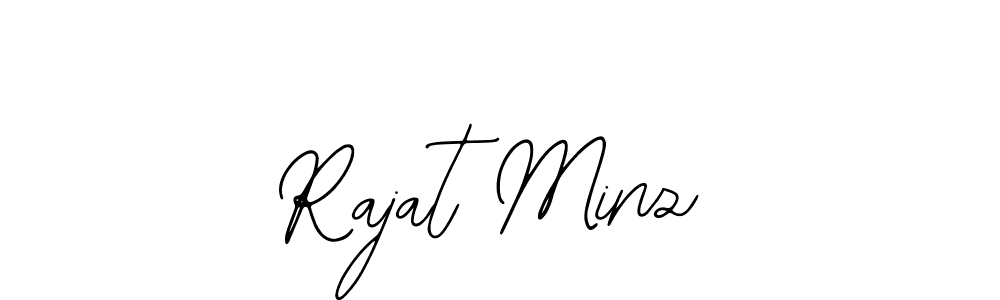 Make a short Rajat Minz signature style. Manage your documents anywhere anytime using Bearetta-2O07w. Create and add eSignatures, submit forms, share and send files easily. Rajat Minz signature style 12 images and pictures png