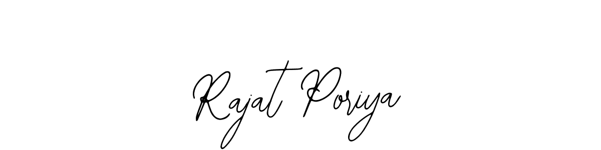 Rajat Poriya stylish signature style. Best Handwritten Sign (Bearetta-2O07w) for my name. Handwritten Signature Collection Ideas for my name Rajat Poriya. Rajat Poriya signature style 12 images and pictures png